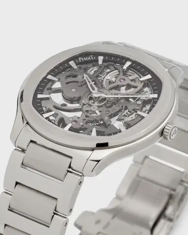 Piaget Polo 42mm Stainless Steel Grey Skeleton Watch | Thumbnail 3