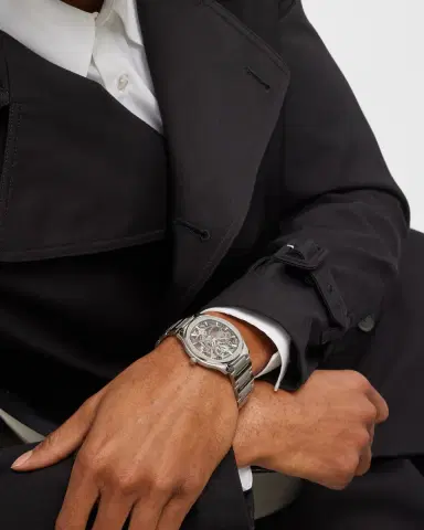 Piaget Polo 42mm Stainless Steel Grey Skeleton Watch | Thumbnail 5