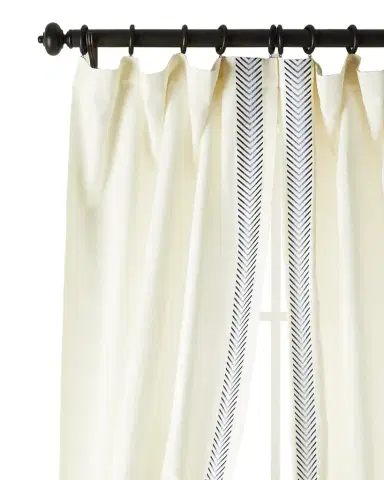 Home Silks Two Andes Navy Curtains | Thumbnail 1