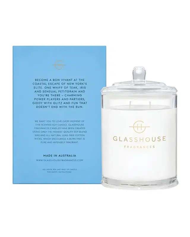 Glasshouse Fragrances The Hamptons Scented Candle, 13.4 oz.