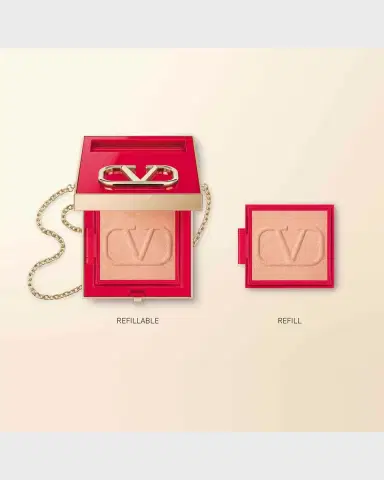 Valentino Garavani VLTN Go-Clutch Bag with Refillable Finishing Powder | Thumbnail 2