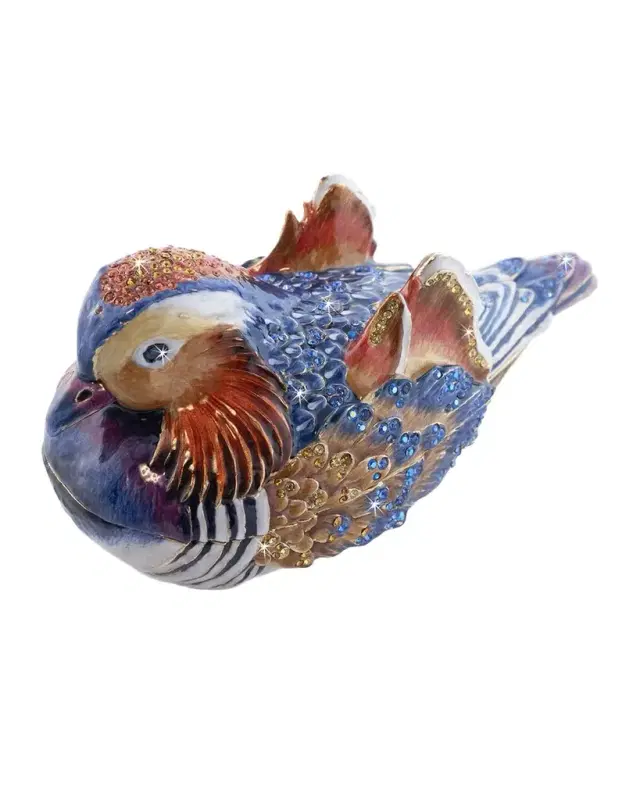 Jay Strongwater Mandarin Duck Box