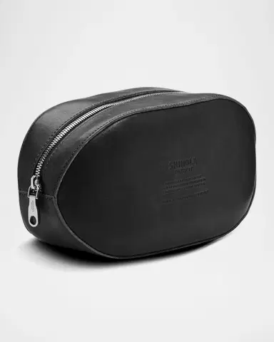 Shinola Men's Football Leather Travel Toiletry Kit | Thumbnail 2