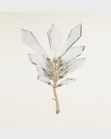John-Richard Collection Gotta Single Light Cut Crystal Wall Sconce | Thumbnail 3 John-Richard Collection Gotta Single Light Cut Crystal Wall Sconce | Thumbnail 3