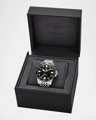 ZODIAC Super Sea Wolf Pro-Diver Automatic Stainless Steel Watch | Thumbnail 4 ZODIAC Super Sea Wolf Pro-Diver Automatic Stainless Steel Watch | Thumbnail 4