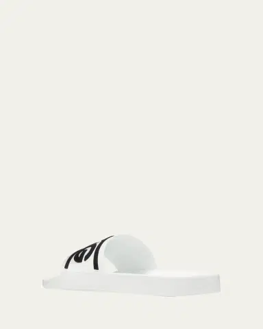 Dolce & Gabbana Men's Logo Pool Slides | Thumbnail 4 Dolce & Gabbana Men's Logo Pool Slides | Thumbnail 4