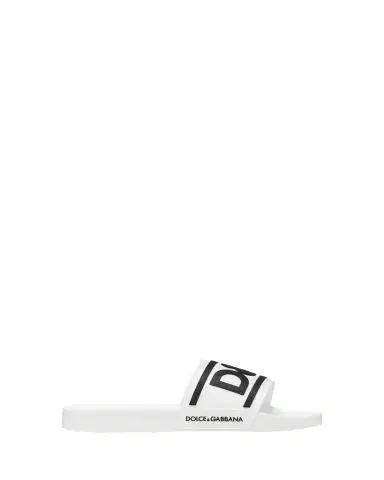 Dolce & Gabbana Men's Logo Pool Slides | Thumbnail 1 Dolce & Gabbana Men's Logo Pool Slides | Thumbnail 1