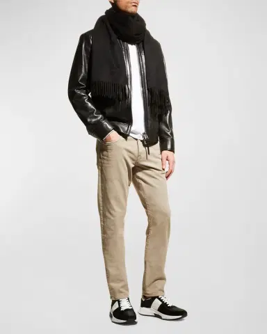 Tom Ford Men's Solid Jersey T-Shirt | Thumbnail 2