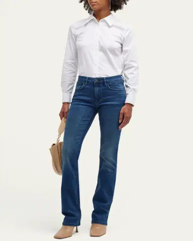 Lafayette 148 New York Kick Flare Mercer Jean | Thumbnail 2