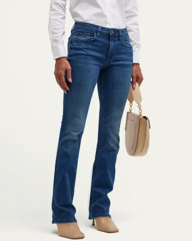Lafayette 148 New York Kick Flare Mercer Jean | Thumbnail 4