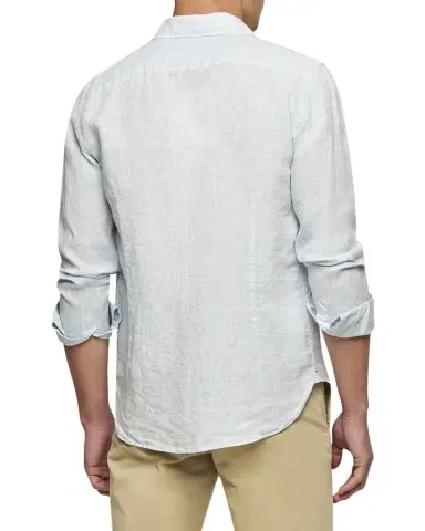 Orlebar Brown Men 's Giles Linen Sport Shirt | Thumbnail 1