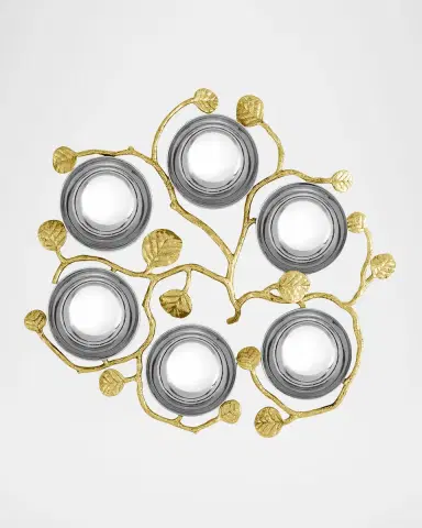 Michael Aram Botanical Leaf Seder Plate | Thumbnail 2 Michael Aram Botanical Leaf Seder Plate | Thumbnail 2