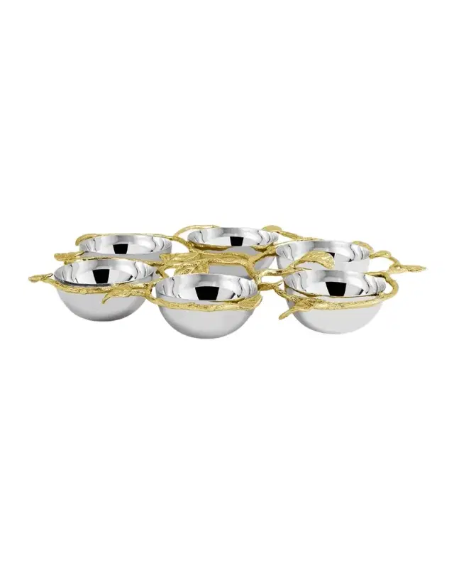 Michael Aram Botanical Leaf Seder Plate