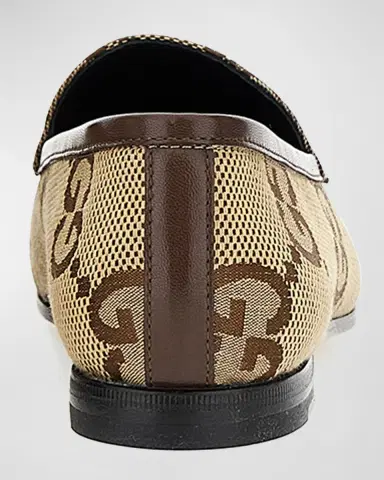 Gucci New Jordaan GG Canvas Loafers | Thumbnail 3