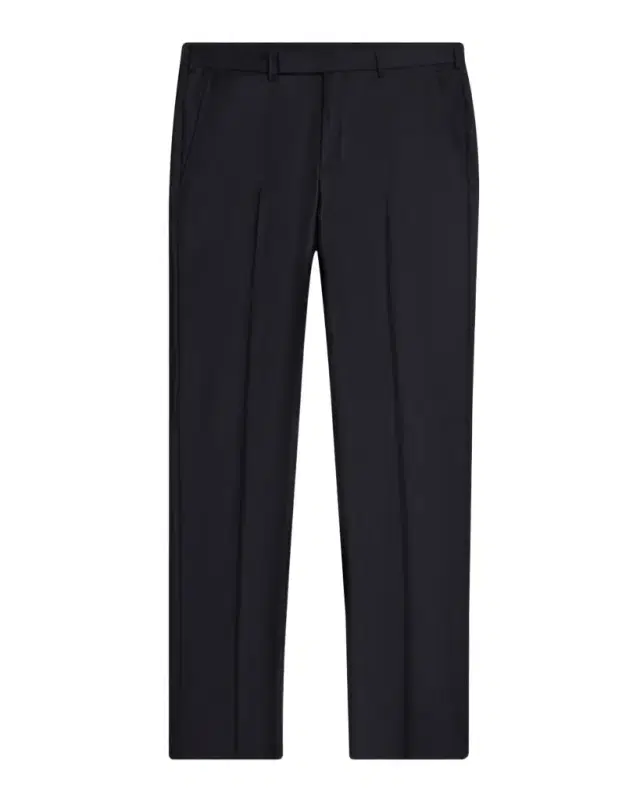 ZEGNA Men 's Trofeo Wool Flat-Front Trousers