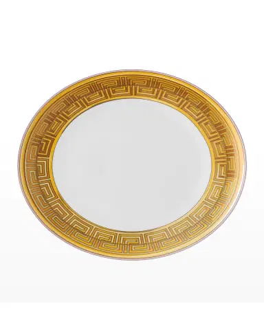Versace Medusa Amplified Pink Coin Dinner Plate | Thumbnail 2 Versace Medusa Amplified Pink Coin Dinner Plate | Thumbnail 2