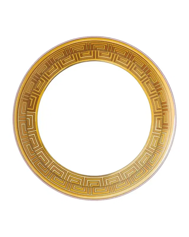 Versace Medusa Amplified Pink Coin Dinner Plate