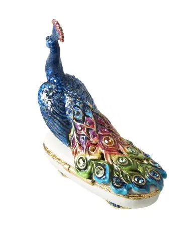 Jay Strongwater Rainbow Peacock Box | Thumbnail 1