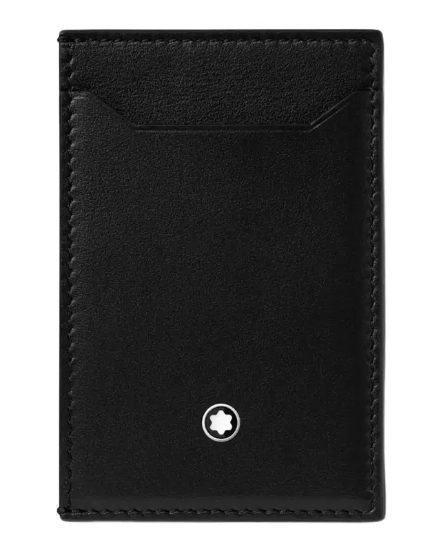 Montblanc Men 's Meisterstück Leather Pocket Card Holder