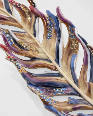 Jay Strongwater Feather Tray | Thumbnail 3