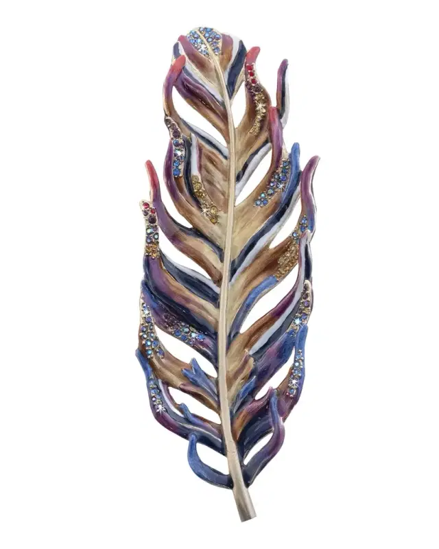 Jay Strongwater Feather Tray