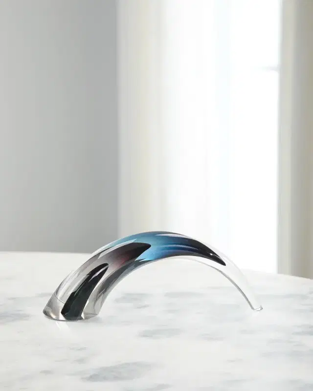 John-Richard Collection Handblown Multicolor Glass Sculpture