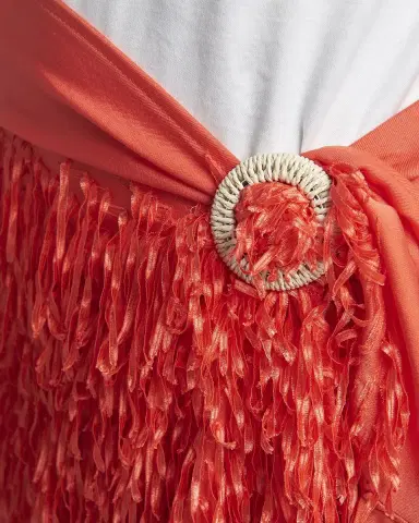 Giorgio Armani Fringe Sarong Maxi Skirt | Thumbnail 5 Giorgio Armani Fringe Sarong Maxi Skirt | Thumbnail 5
