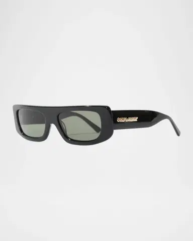 GOLF le FLEUR Bel-Air Rectangular Semi-Shield Acetate Sunglasses | Thumbnail 2
