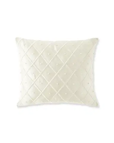 Austin Horn Collection Catherine's Palace Pearl Lattice Euro Sham | Thumbnail 2
