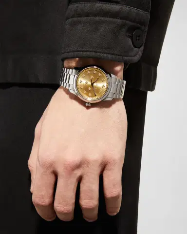 Gucci G-Timeless Multibee Automatic Steel Watch, 38mm | Thumbnail 2