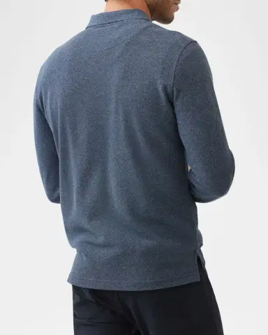 Rodd & Gunn Men's Long-Sleeve Pique Polo Shirt | Thumbnail 2