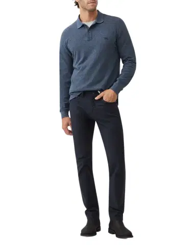 Rodd & Gunn Men's Long-Sleeve Pique Polo Shirt | Thumbnail 1