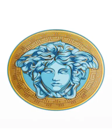 Versace Medusa Amplified Blue Coin Service Plate | Thumbnail 3