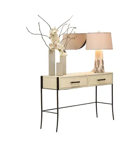Jamie Young Nevado Leather Console Table | Thumbnail 1 Jamie Young Nevado Leather Console Table | Thumbnail 1