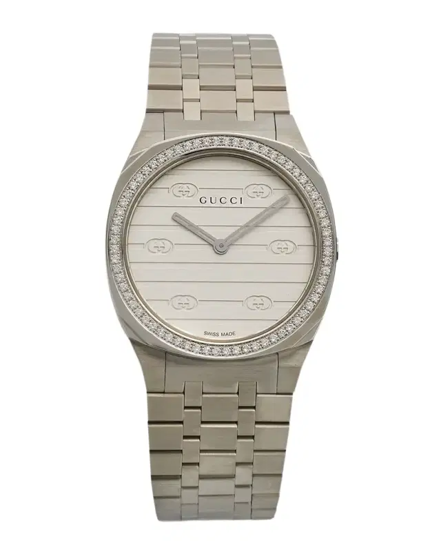 Gucci 30mm 25H GG Bracelet Watch