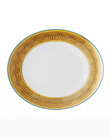 Versace Medusa Amplified Blue Coin Dinner Plate | Thumbnail 3