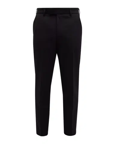 BOSS Men's Wool-Blend Solid Tuxedo Pants | Thumbnail 1
