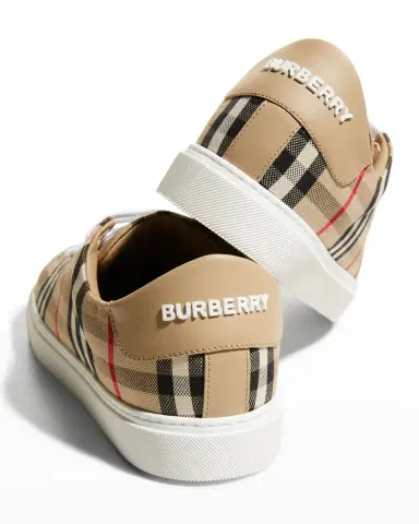 Burberry New Albridge Check Low-Top Sneakers | Thumbnail 4 Burberry New Albridge Check Low-Top Sneakers | Thumbnail 4