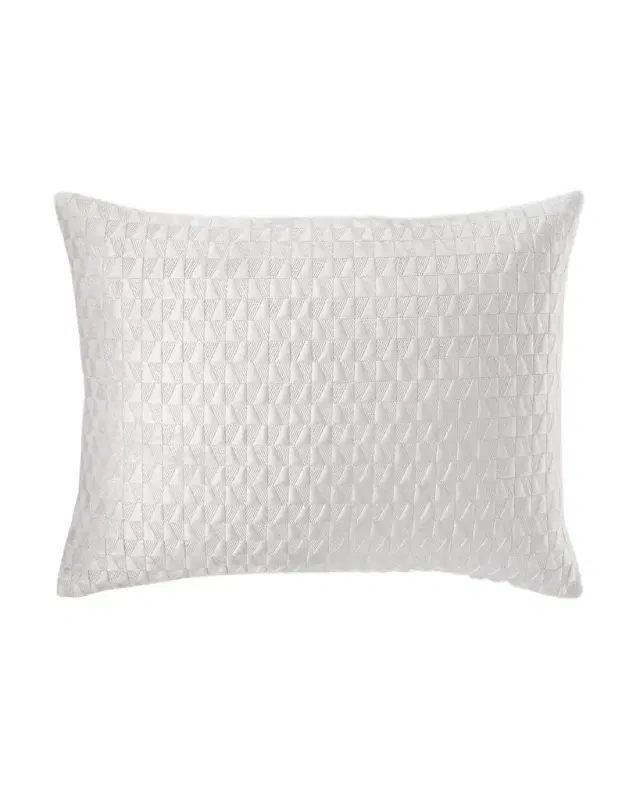Marconi Geometric Velvet King Sham