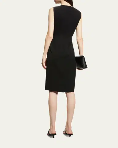 Lafayette 148 New York Harpson Finesse Crepe Sheath Dress | Thumbnail 3