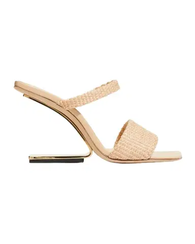 Cult Gaia Rene Woven Cantilevered Heel Sandals | Thumbnail 1 Cult Gaia Rene Woven Cantilevered Heel Sandals | Thumbnail 1
