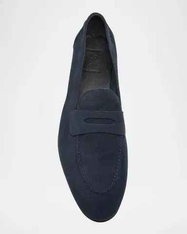 Brioni Men's Leather Penny Loafers | Thumbnail 5 Brioni Men's Leather Penny Loafers | Thumbnail 5