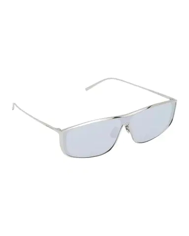 Saint Laurent Luna Mirrored Zinc Alloy Shield Sunglasses | Thumbnail 1 Saint Laurent Luna Mirrored Zinc Alloy Shield Sunglasses | Thumbnail 1