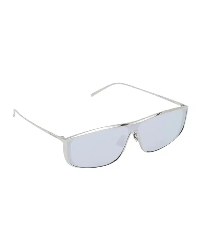 Luna Mirrored Zinc Alloy Shield Sunglasses Luna Mirrored Zinc Alloy Shield Sunglasses