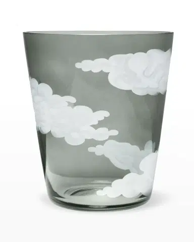 Jonathan Hansen Large Smoke Crystal Bucket Vase | Thumbnail 3