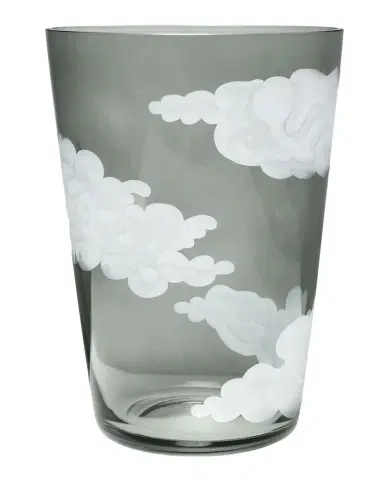 Jonathan Hansen Large Smoke Crystal Bucket Vase | Thumbnail 1