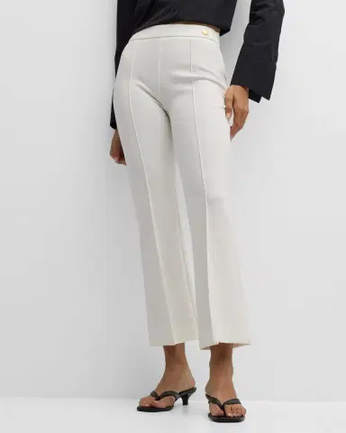 CALLAS MILANO Lola Cropped High-Rise Jersey Pants | Thumbnail 7 CALLAS MILANO Lola Cropped High-Rise Jersey Pants | Thumbnail 7