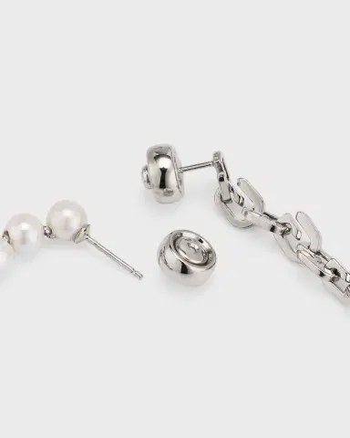 Givenchy G-Link Pearly Drop Earrings | Thumbnail 4