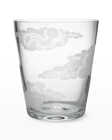 Jonathan Hansen Large Clear Crystal Bucket Vase | Thumbnail 3
