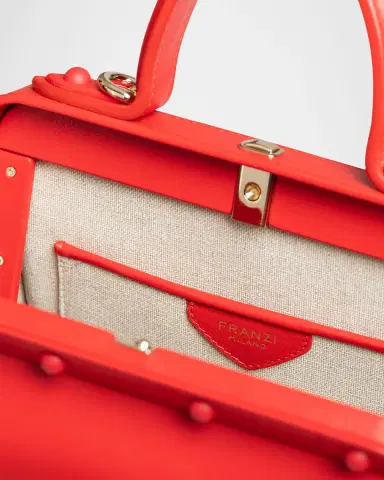 Franzi Margherita Small Leather Top-Handle Bag | Thumbnail 3 Franzi Margherita Small Leather Top-Handle Bag | Thumbnail 3